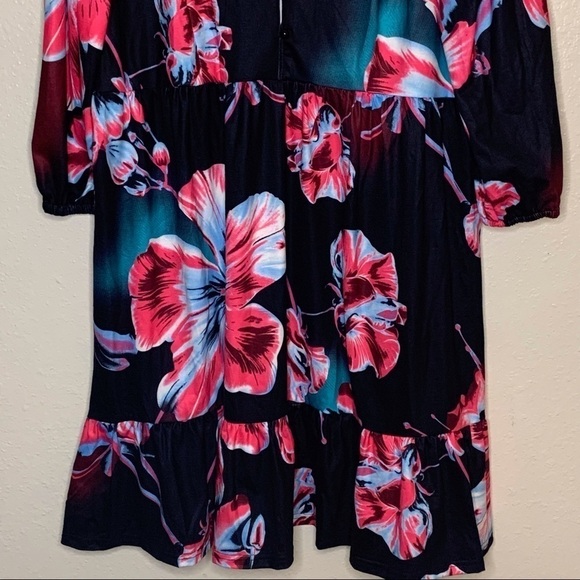 Reborn Black and Pink Fairy Floral Dress - Picture 9 of 14